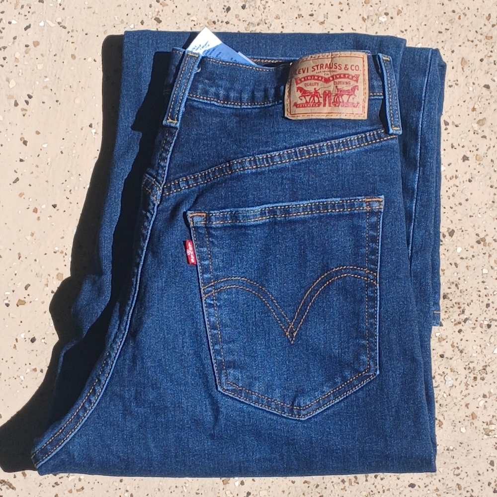 Levi's Men's Dark Blue Straight Jeans